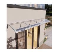 Tettoia moderna per finestra, autopulente, sbalzo regolabile per porta d'ingresso, protezione per terrazza/terrazza, resistente alle intemperie (65 x 240 cm) per la sicurezza dell'ingresso