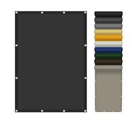 Tettoia Ombreggiante 2.8 x 3.6 m Idrorepellente e Antivento Tenda Parasole a Vela con Funi di Tensione per Esterno, Giardino e Terrazza, Piscina, Nero