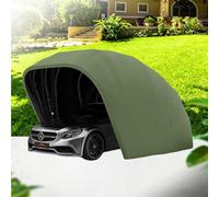 Tettoia Per Auto In Acciaio Inossidabile, Garage Pieghevole Idraulico Completamente Automatico Con Telecomando, Tendalino Retrattile Pieghevole Resistente Per Veicoli(Green,5.9 * 2.7 * 2.5M)
