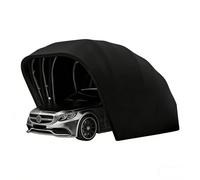 Tettoia Per Auto In Acciaio Inossidabile, Tenda Parasole Retrattile Per Auto, Garage Pieghevole Semiautomatico, Design Idraulico, Tettoia Resistente Alle Intemperie(Black,6 * 2.7 * 2.5M)