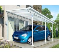 Tettoia per auto in alluminio Sierra Palram - Canopia 3 x 4,35 m bianco
