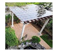 Tettoia per Esterno, Tettoia Trasparente Invisibile in Policarbonato Patio Portico Ombra Riparo Tettoia per Terrazza UV, Scatola Luminosa Pubblicitaria, Solarium (Colore: 1mm di Spessore, Dimensioni: