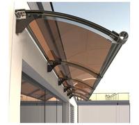 Tettoia per finestra, tenda da ingresso, protezione contro la pioggia, protezione UV per casa, balcone, garage, patio, 150 x 320 cm, copertura esterna resistente agli agenti atmosferici