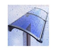 Tettoia per Finestre,Pensiline curve,Garden Pensilina da Esterno,copertura in policarbonato,protezione UV/pioggia/neve for porta d'ingresso esterna,for veranda/terrazza(130x400cm/51.2x157.5in)