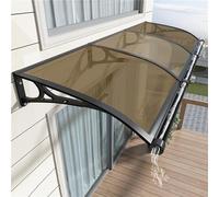 Tettoia per patio esterno, tenda per porta d'ingresso per protezione UV, pioggia e neve, perfetta per terrazze, portici e ponti, soluzione per riparo all'aperto durevole ed elegante