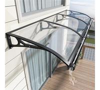 Tettoia per patio esterno, tenda per porta d'ingresso per protezione UV, pioggia e neve, perfetta per terrazze, portici e ponti, soluzione per riparo all'aperto durevole ed elegante