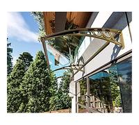 Tettoia per Porta Anteriore/Posteriore, Tenda per Portico del Patio, Copertura Curva per la Pioggia Previene l'accumulo di Acqua per Porta sul Retro, Portico, Finestra Decorazione Esterna Perfetta (Co