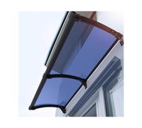 Tettoia per porta del patio, resistente e trasparente, per protezione da pioggia e raggi UV, 140 x 130 cm, ideale per proteggere dal sole e dalle intemperie