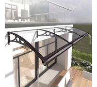 Tettoia Per Porta Di Casa, Pensilina Modulabile, Parapioggia Tenda Da Veranda Per Esterno, Copertura Di Protezione Per Balcone(80 * 300cm/32 * 118in)