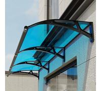 Tettoia per Porta e Ingresso,Pensilina Copriporta in Policarbonato e Alluminio,Tenda da Veranda,Pensilina Tettoia da Esterno di Dimensioni Personalizzate,con Accessori (120x80cm/47"x32")