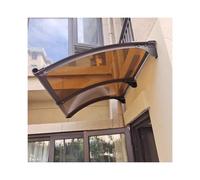 Tettoia per porta esterna per protezione da pioggia e neve, resistente al fuoco Typhoon, previene le cadute, 90 x 240 cm, elegante copertura per ingresso resistente alle intemperie