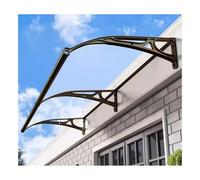 Tettoia per porta esterna, resistente alle intemperie (100 cm x 210 cm), protezione dalla pioggia durevole, perfetta per condizioni climatiche difficili