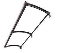 Tettoia per porta esterna Tenda da pioggia e protezione UV per ingresso e finestre Dimensioni 60 x 60150 x 150 cm (120 x 300 cm) Copertura resistente alle intemperie.