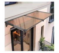 Tettoia per Porta Moderna Ingresso,Tettoia Pensilina per Copertura,Pensilinas ad in Policarbonato,Impermeabile e Anti-UV,per Esterno(80x240cm/32x95in)