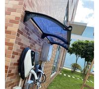 Tettoia Per Porta O Finestra, Pensilina Tettoia in Policarbonato, Parapioggia Tettoia Tenda Da Veranda, Ai Raggi Uv Antipioggia Pensilina Da Esterno, Pensilina Ad Arco (65x230cm/26x91in,A)