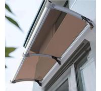 Tettoia Per Porta, Raggi Uv Antipioggia Tenda Da Veranda Pensilina, Resistente All'impatto Tettoia Per Finestre E Porte, Per Esterno, Porta, Garage, Balcone, Finestra (65x170cm/26x67in,A)