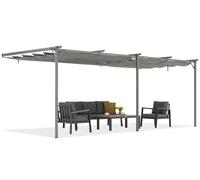 Tettoia per terrazza antracite Santana 3x6m Garden Point