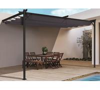 Tettoia per terrazza antracite Santana 4x4m Garden Point