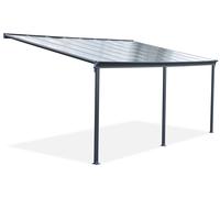 Tettoia per terrazza in alluminio San Diego 3 x 5 CoverTech antracite