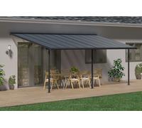 Tettoia per auto in alluminio Sierra Palram - Canopia 3 x 6,1 m antracite Heat Block