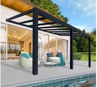 Tettoia per terrazza in alluminio Stockholm Palram - Canopia 3,4 x 5,9 m grigia