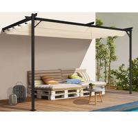 Tettoia per terrazza Santana crema 3x3m Garden Point