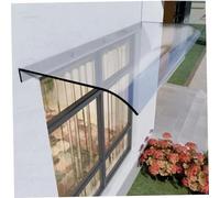 Tettoia porta teatro finestra curva copertura da pioggia tenda multifunzionale per ingresso della porta, otturatore del sole esterno, rifugio pioggia di frontale patio esterno baldacchino per