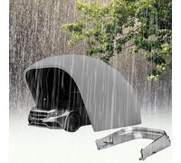 Tettoia portatile per tutte le stagioni, telaio in acciaio inox resistente per auto, barche, moto e attrezzature da giardino