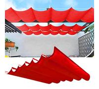 Tettoia retrattile a forma di U per pergolati, tenda parasole impermeabile, 1,1 m x 4 m, migliora lo stile esterno e la protezione solare per terrazze e terrazze