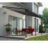 Tettoia terrazza Feria Palram - Canopia 4 x 4,25 m grigio