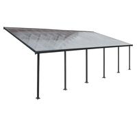 Tettoia terrazza Feria Palram - Canopia 4 x 8,5 m grigio