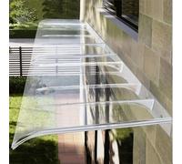 Tettoia trasparente autopulente, protezione dalle intemperie per pioggia, gufi e vento, design invisibile, 50 x 180 cm, copertura esterna per terrazze e giardini
