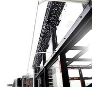 Tettoia trasparente in policarbonato protezione UV tenda esterna SelfCleaning Rain Shelter per veranda design invisibile
