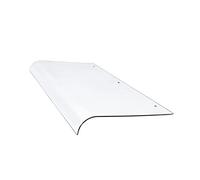 Tettoia trasparente per finestra - Copertura antipioggia per porta d'ingresso in policarbonato per esterni, spessore 3,5 mm, tenda da giardino, riparo antipioggia per cortile, balcone e finestra (40 x