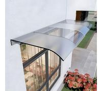 Tettoia trasparente per porta, facile da inserire sopra porte e finestre, design resistente alle intemperie, protegge l'ingresso all'aperto per la casa