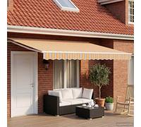 Tettuccio Elettrico Retrattile Blu, Arancione, Bianco 4,5 × 3 m