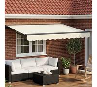 Tettuccio Elettrico Retrattile Crema e Antracite 2,5 x 2 m