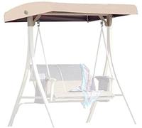 Tettuccio per Dondolo Tetto di Ricambio 2 3 Posti,Impermeabile Anti-UV Sostituzione del Tettuccio Oscillante per Cortile Parco Balcone,07