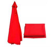 Tettuccio sostitutivo Universale for ombrellone: Solo for tettoie da Esterno e ombrelloni da Mercato; Impermeabile, Resistente ai Raggi UV, Leggero e Durevole(Red,8.2ft/8ribs)