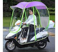 Tettuccio Trasparente per Auto elettrica Completamente Chiusa, Copertura per Scooter per disabili, Copertura Antipioggia e Vento per Auto elettrica, previene l'ombrello, Copertura Parasole Universale