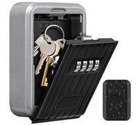 TEUEN Cassetta di Sicurezza per Chiavi: Cassetta Sicurezza Chiavi Esterno con Codice a 4 Cifre Impermeabile