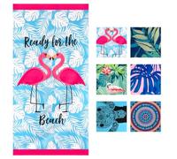 TEUEN Telo mare grande 180 x 90 cm, Telo Bagno Senza Sabbia, Coperta Da Spiaggia Donna