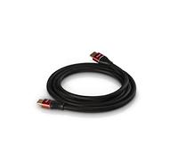 Teufel Cavo HDMI 2.0 rotondo ad alta velocità supporta standard attuali come 4K 50/60p e 4K 3D (nero, 1,5 m)