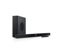 Teufel CINEBAR 11 for Dolby Atmos 2.1 Set, Soundbar Dolby Atmos con Subwoofer Wireless, Bluetooth, HDMI 3D ARC CEC, 4K Pass Through, Touch Panel, Espandibile, Nero
