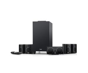 Teufel CONSONO 25 Concept 5.1 Surround Soundsystem - Sistema home cinema completo con ricevitore AV integrato e Bluetooth, Dolby Audio, HDMI ARC CEC per Giochi, Film, Musica - Nero