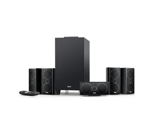 Teufel CONSONO 35 Concept 5.1 Surround Soundsystem - Sistema home cinema completo con ricevitore AV integrato e Bluetooth, Dolby Audio, HDMI ARC CEC per Giochi, Film, Musica - Nero