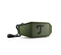 Teufel Cross 2 Altoparlante Bluetooth portatile per interni ed esterni, con lunga durata fino a 46 ore, IPX5, resistente ai raggi UV, altoparlante stereo (nero e verde)