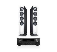 Teufel DEFINION 3 + DENON DRA-900H Bianco / nero