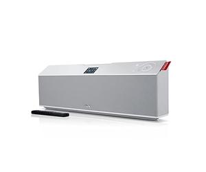 Teufel MUSICSTATION Lettore Bluetooth internet CD DAB+ radio digitale e radio FM, streaming musicale, suono HiFi, sveglia, W-LAN, Bass Reflex, bianco