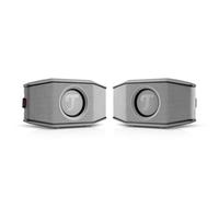 Teufel ROCKSTER GO 2 Stereo Set Speaker Bluetooth - Altoparlante portatile per esterni, con batteria a lunga durata (28 ore), impermeabile IP67, scheda audio USB, outdoor - grigio